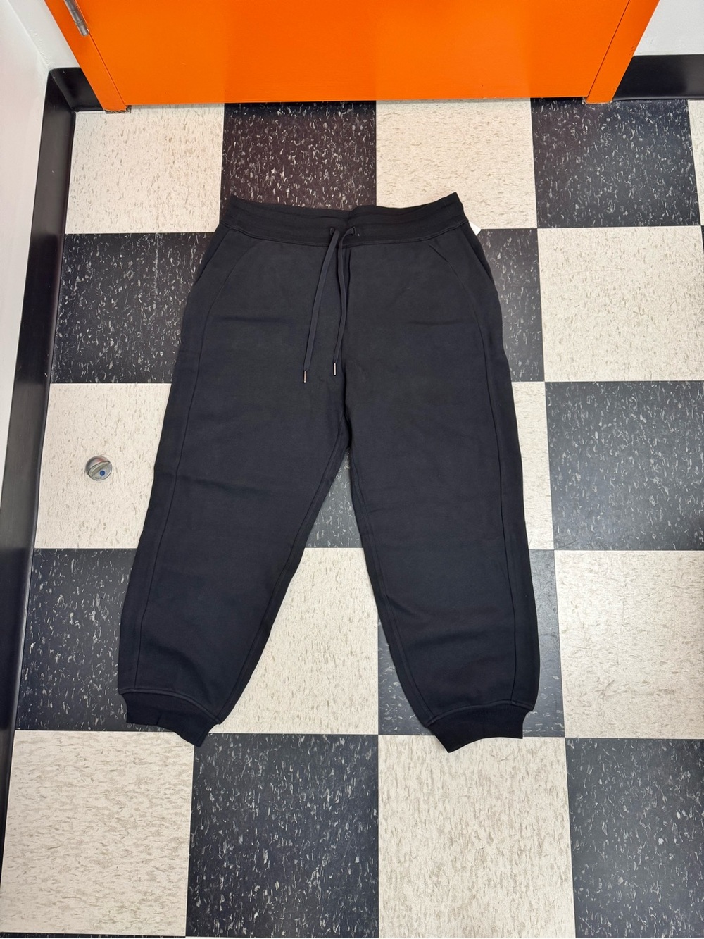 Womens Lululemon Black Scuba Sweatpants
